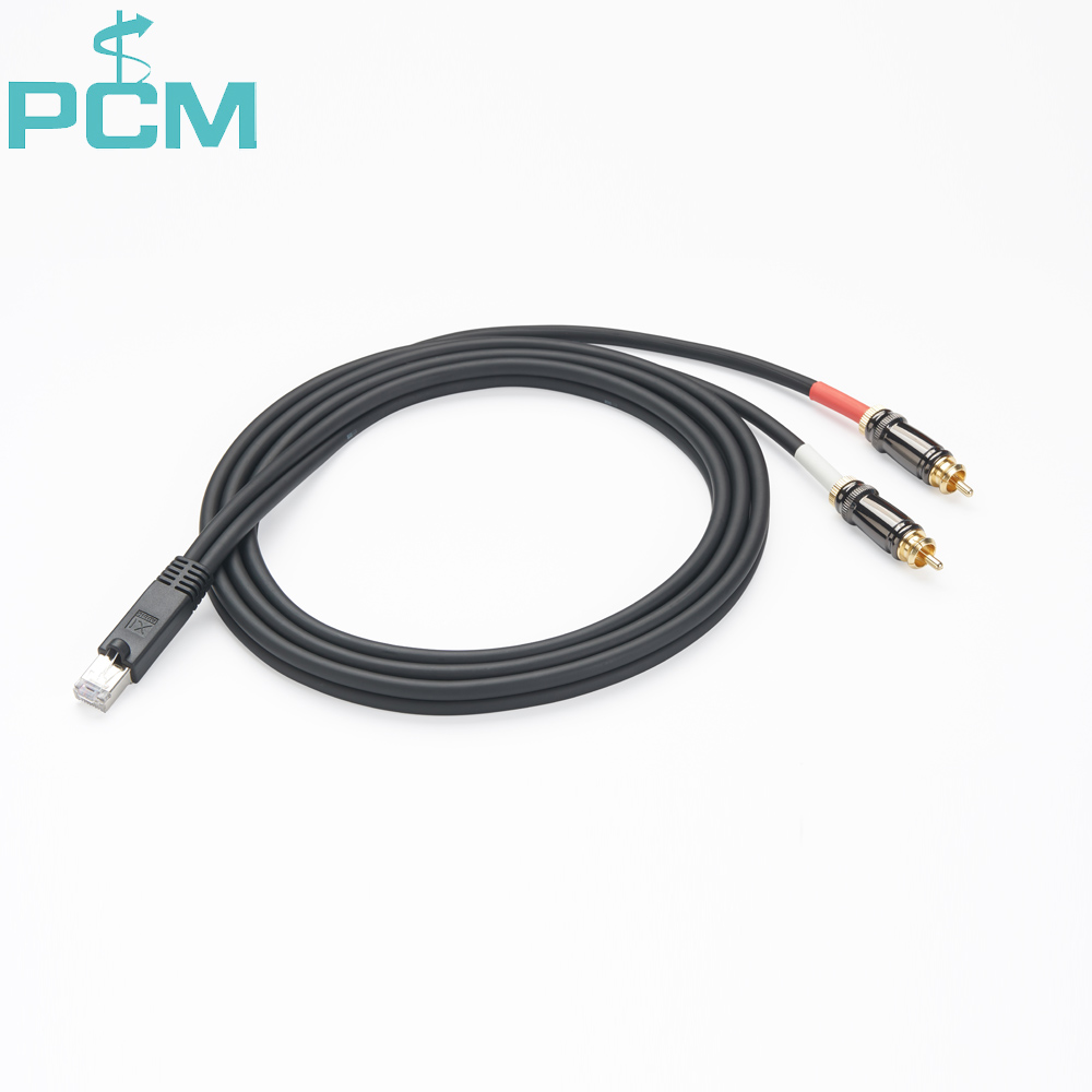 RJ45 male to Dual RCA male Adapter Cable for AXIA 